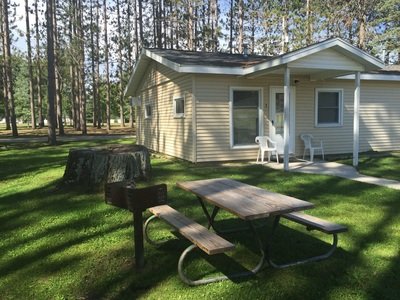 cabin by the lake